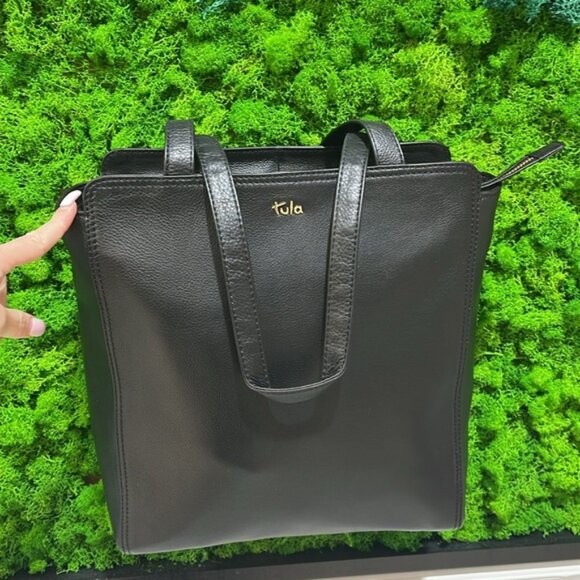 Tula England Nappa Originals Large Grainy Leather Tote - Picture 3 of 5